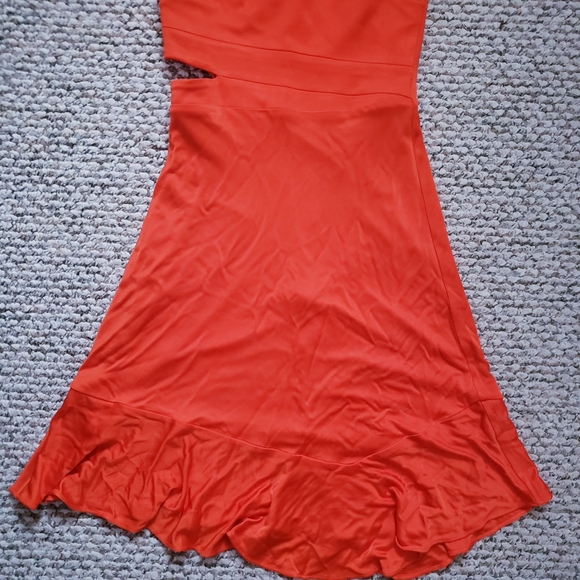 BCBG Asymmetrical Strap Side Cutout Dress - Picture 6 of 10